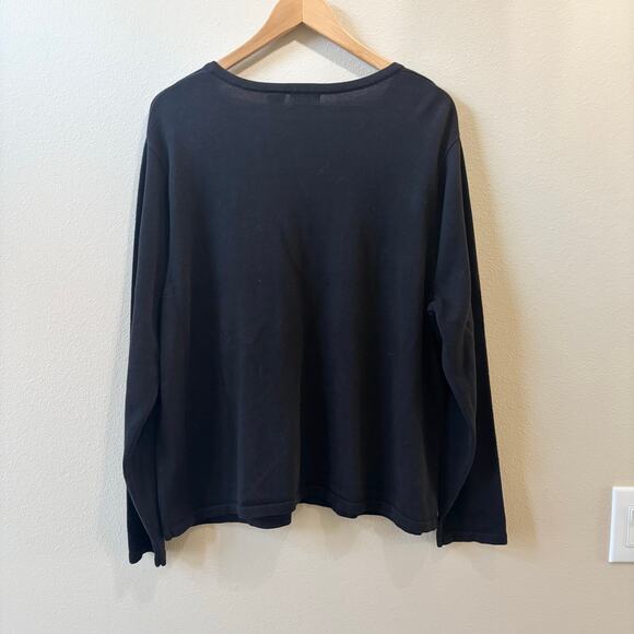 Red Cardinal Embroidered Winter Holiday Cardigan - Picture 6 of 7